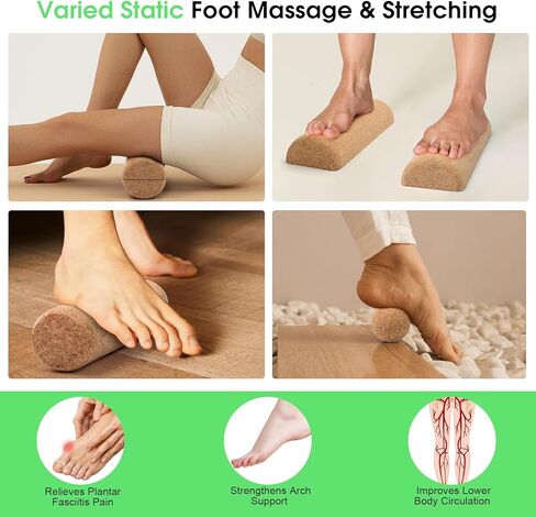 لوح التوازن، لوح موازنة الفلين الفاخر، مقوي للقدم لتعزيز وظيفة القدم، مدرب ثبات الكاحل من أجل ثبات التوازن، تحسين الحركة ومنع السقوط in Kuwait