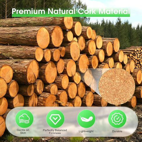 لوح التوازن، لوح موازنة الفلين الفاخر، مقوي للقدم لتعزيز وظيفة القدم، مدرب ثبات الكاحل من أجل ثبات التوازن، تحسين الحركة ومنع السقوط in Kuwait