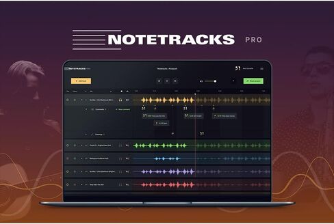 Notetracks Pro 1-Year Prepaid Subscription - Audio Review and Collaboration Software - Download Card in Saudi Arabia