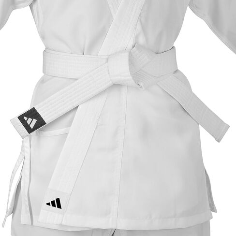 adidas K150 Karate Student Martial Arts Gi Uniform with Belt, Ultralight, Traditional Crossover in Saudi Arabia
