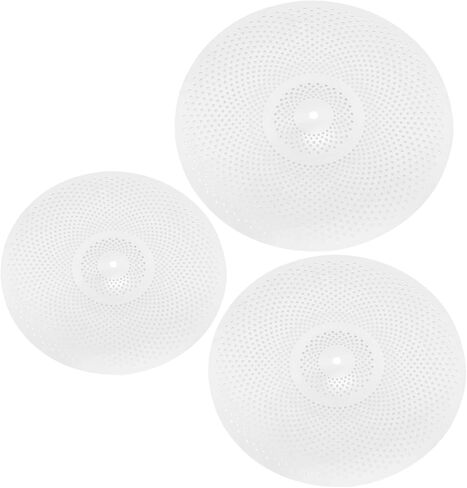 3pcs Low Volume Drum Cymbals Alloy Jazz Cymbals for Quiet Practice Noise Reduction Design for Drummers and Percussionists Lightweight and Durable in Saudi Arabia