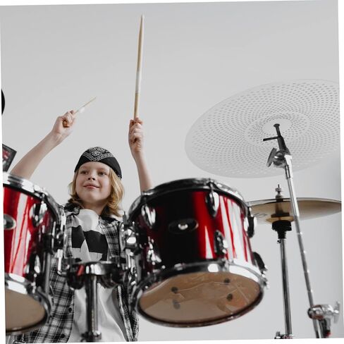 3pcs Low Volume Drum Cymbals Alloy Jazz Cymbals for Quiet Practice Noise Reduction Design for Drummers and Percussionists Lightweight and Durable in Saudi Arabia