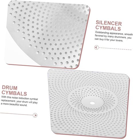 3pcs Low Volume Drum Cymbals Alloy Jazz Cymbals for Quiet Practice Noise Reduction Design for Drummers and Percussionists Lightweight and Durable in Saudi Arabia