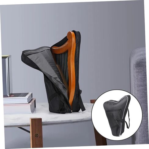 Portable Lyre Harp Storage Bag Durable Pouch with Supple Lining for String Lightweight and Convenient Music Instrument Holder for Musicians in Saudi Arabia