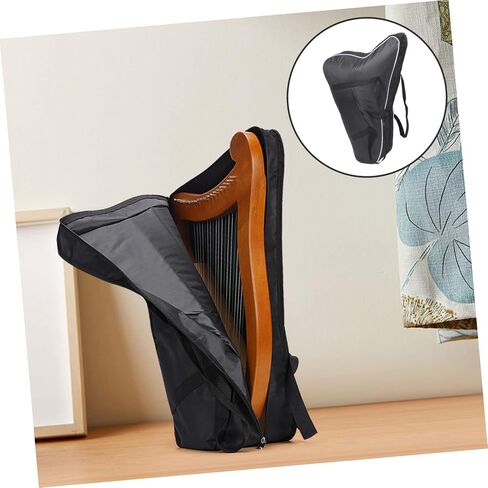 Portable Lyre Harp Storage Bag Durable Pouch with Supple Lining for String Lightweight and Convenient Music Instrument Holder for Musicians in Saudi Arabia