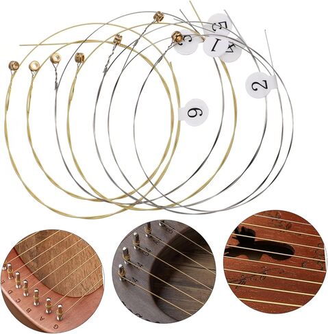 GALPADA 7 قطع من ملحقات سلسلة Lyre Harp البديلة، سطح أملس سهل التركيب للمبتدئين in Kuwait