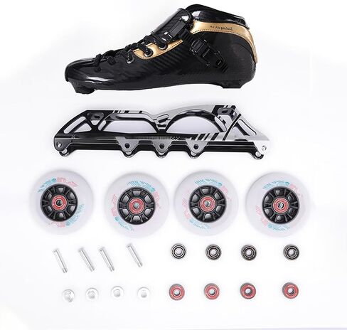 Inline Speed Skates Adult for Women and Mens, Heat Moldable High Performance Racing Skates, Carbon Fiber Professional Fitness Skating Roller Skates, Unisex in Saudi Arabia