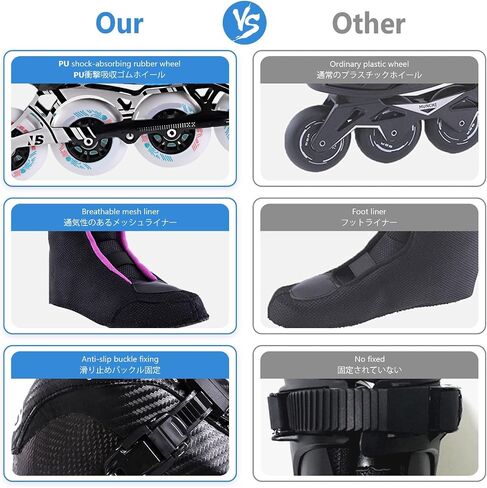 Inline Speed Skates Adult for Women and Mens, Heat Moldable High Performance Racing Skates, Carbon Fiber Professional Fitness Skating Roller Skates, Unisex in Saudi Arabia