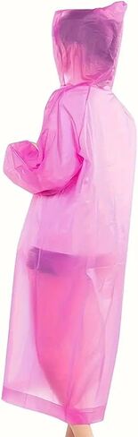 1pc Of Adult Rain Jacket, Windproof And EVA Full Body All In One Raincoat, Travel, Outdoor Cycling, Portable Raincoat. in Saudi Arabia