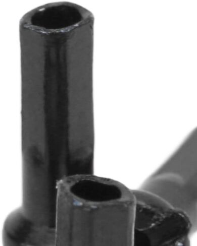 Dioche [80 قطعة من حلمات الدراجة الحديدية لـ 14G قبعات ركوب الدراجات على الطرق الجبلية ذات السلك المتكلم [14 مم قبعات سوداء خفيفة الوزن صغيرة الحجم لعجلات الدراجة] in Saudi Arabia