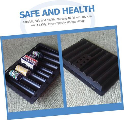 Milisten Poker Chip Tray for Table Trays for Party Poker Chip Holder Accessories Organize in Kuwait