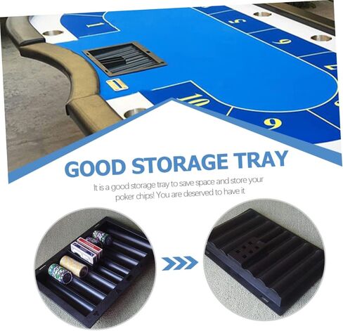 Milisten Poker Chip Tray for Table Trays for Party Poker Chip Holder Accessories Organize in Kuwait