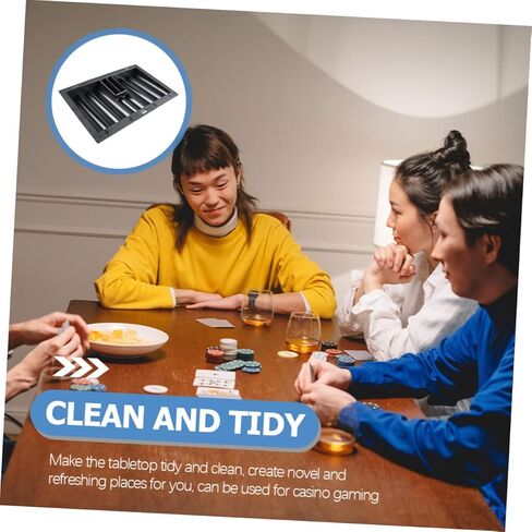 Milisten Poker Chip Tray for Table Trays for Party Poker Chip Holder Accessories Organize in Kuwait