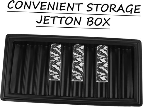 علبة رقاقة البوكر من الأكريليك، حامل رقاقة البوكر، رف صينية تخزين، رف أسود in Kuwait