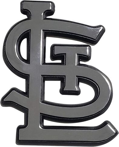 FANMATS 28666 شعار St. Louis Cardinals ثلاثي الأبعاد من المعدن الكروم - شعار قبعة STL in Saudi Arabia
