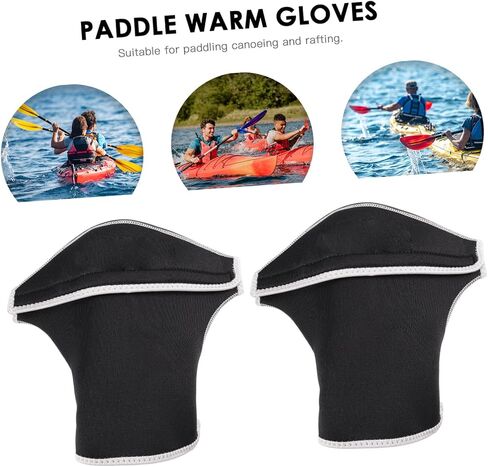 Neoprene Kayak Paddle Gloves for Men Women Winter Warm Canoeing Protection with Elastic Wrist Band Suitable for Sea Kayaking Paddling Rafting and Outdoor Water Sports in Saudi Arabia