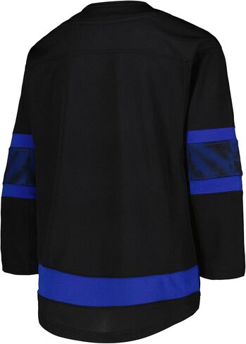 Outerstuff Toronto Maple Leafs Black Infants Toddler Alternate Premier Blank Jersey in Saudi Arabia