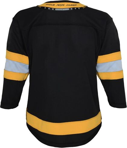 Outerstuff Toronto Maple Leafs Black Infants Toddler Alternate Premier Blank Jersey in Saudi Arabia