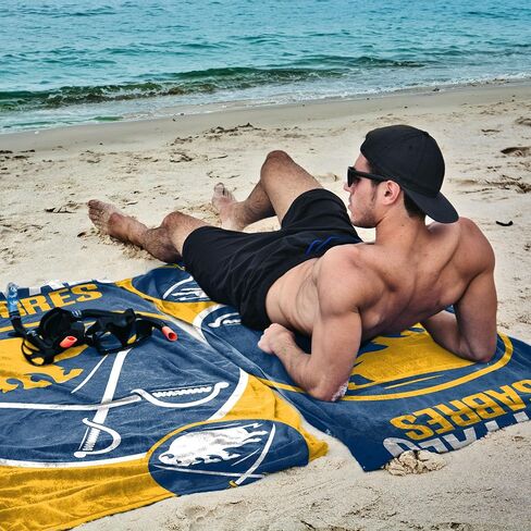 Northwest Buffalo Sabres NHL Incisor Micro Fiber Beach Towel 30 x 60 Inches in Saudi Arabia