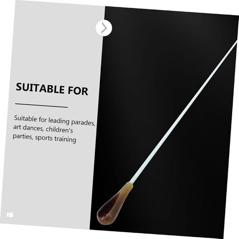 Kisangel 2pcs Resin Music Conducting Stick for Stage Orchestra Comfortable Handle Fine Craftsmanship in Saudi Arabia