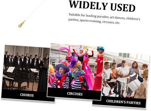 DECHOUS Music Orchestra Conductor Wand Music Conductor Orchestra Conductor Stick Conductor Orchestra Stick The Conductor Music Director Conductor Music Stick Musical White Resin in Saudi Arabia