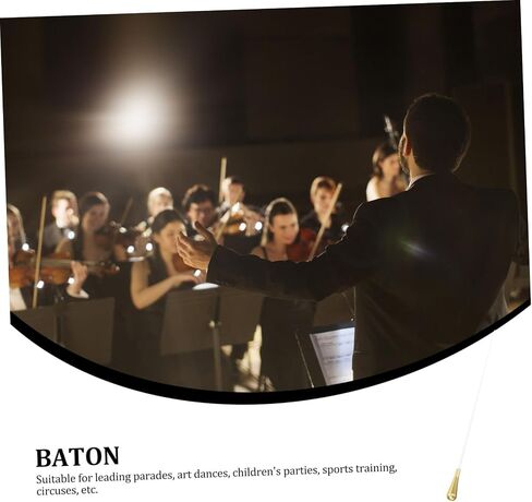 DECHOUS Music Orchestra Conductor Wand Music Conductor Orchestra Conductor Stick Conductor Orchestra Stick The Conductor Music Director Conductor Music Stick Musical White Resin in Saudi Arabia
