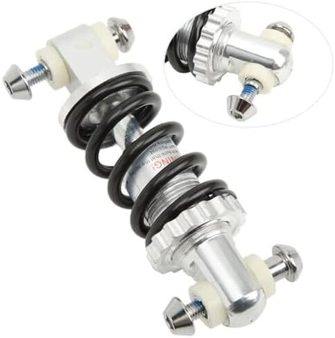 سبائك الألومنيوم الدراجة الخلفي امتصاص الصدمات 100mm 300lbs تعليق الربيع صدمة المثبط للدراجات الجبلية الدراجات الكهربائية (100mmx300 جنيه) in Kuwait