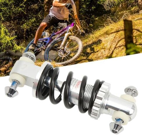 سبائك الألومنيوم الدراجة الخلفي امتصاص الصدمات 100mm 300lbs تعليق الربيع صدمة المثبط للدراجات الجبلية الدراجات الكهربائية (100mmx300 جنيه) in Kuwait