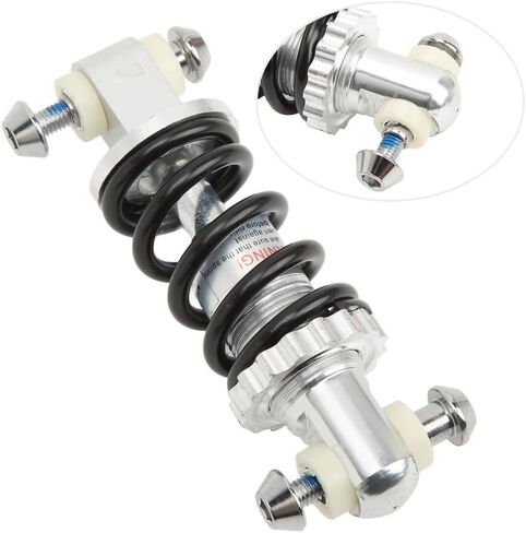 سبائك الألومنيوم الدراجة الخلفي امتصاص الصدمات 100mm 300lbs تعليق الربيع صدمة المثبط للدراجات الجبلية الدراجات الكهربائية (100mmx300 جنيه) in Kuwait