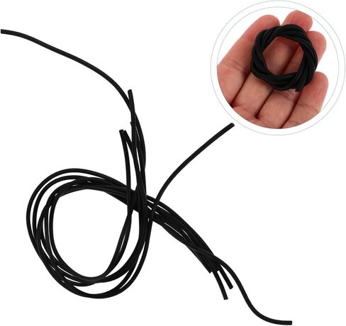 Vaguelly 6pcs Reinforced Rubber Tubes for Dulcimer Thick Heavy Duty Yangqin Accessories Optimized Sound Performance Durability Easy to Adjust for Enhanced Playability Protect Your in Saudi Arabia