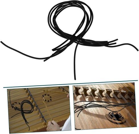 Vaguelly 6pcs Reinforced Rubber Tubes for Dulcimer Thick Heavy Duty Yangqin Accessories Optimized Sound Performance Durability Easy to Adjust for Enhanced Playability Protect Your in Saudi Arabia