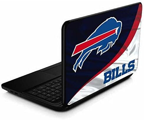 Skinit Decal Laptop Skin Compatible with 15.6 in 15-d038dx - Officially Licensed NFL Buffalo Bills Design in Saudi Arabia