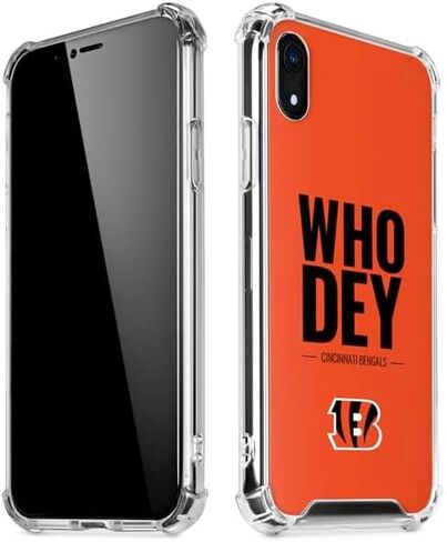 Skinit Clear Phone Case Compatible with iPhone XR - Officially Licensed NFL Cincinnati Bengals Team Motto Design in Saudi Arabia