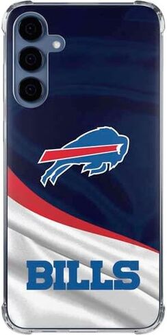 Skinit Clear Phone Case Compatible with Galaxy A35 5G - Officially Licensed NFL Buffalo Bills Design in Saudi Arabia