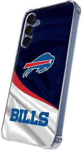 Skinit Clear Phone Case Compatible with Galaxy A35 5G - Officially Licensed NFL Buffalo Bills Design in Saudi Arabia