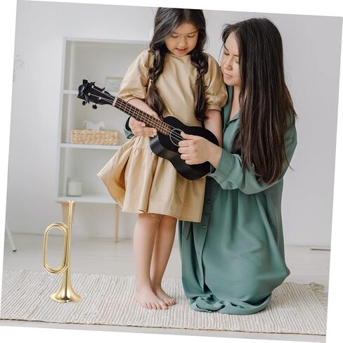 Toyvian Copper Bugle Trumpet Lightweight Military Wind Instrument for Beginners High Grade Horn for Playing Taps and School Bands Easy to Carry and Play in Saudi Arabia