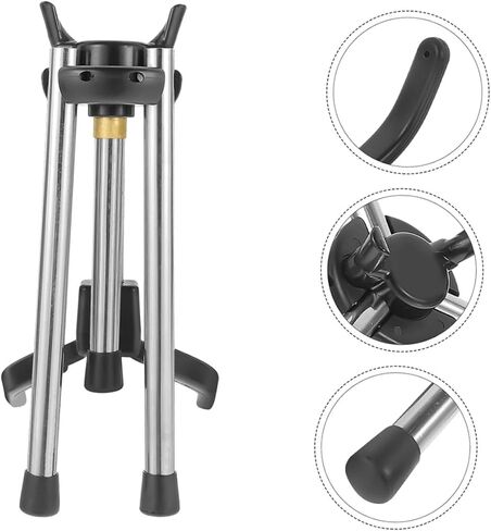 Foldable Alto Saxophone Stand Portable Wind Instrument Bracket with Anti-slip Rubber Base Triangular Support Stable Tripod Holder for Alto Tenor Saxophone in Saudi Arabia