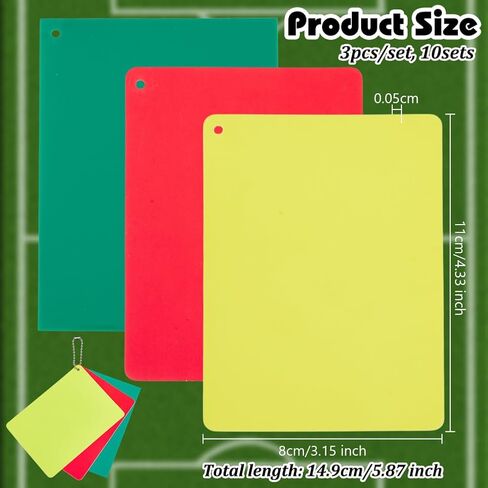 OLYCRAFT PVC بطاقات عقوبة الحكم مجموعات بطاقة الحكم حكم كرة القدم للمنافسة الرياضية لعبة كرة القدم بطاقة عقوبة in Kuwait