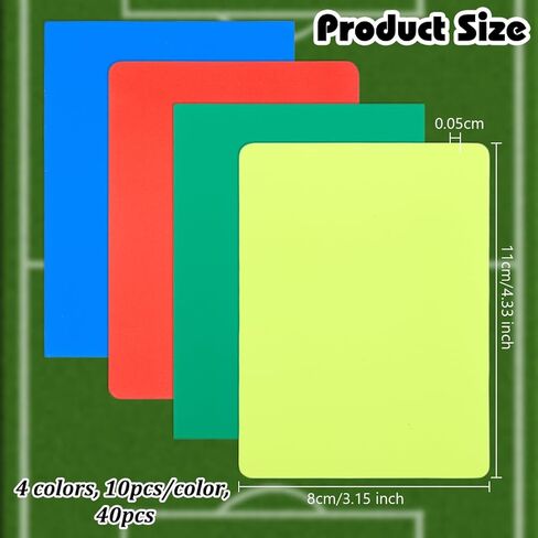 OLYCRAFT PVC بطاقات عقوبة الحكم مجموعات بطاقة الحكم حكم كرة القدم للمنافسة الرياضية لعبة كرة القدم بطاقة عقوبة in Saudi Arabia