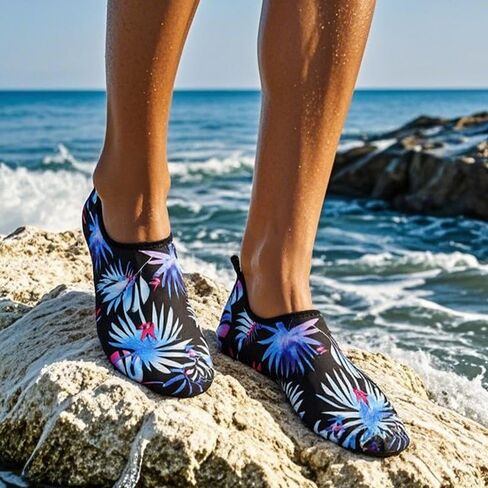 Barefoot Water Shoes for Women Men Non-Slip Yoga Socks Travel Slippers for Indoor Outdoor Beach Surf Sport in Saudi Arabia