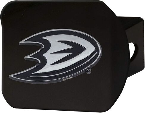 FANMATS 21004 Anaheim Ducks Black Metal Hitch Cover with Metal Chrome 3D Emblem in Saudi Arabia