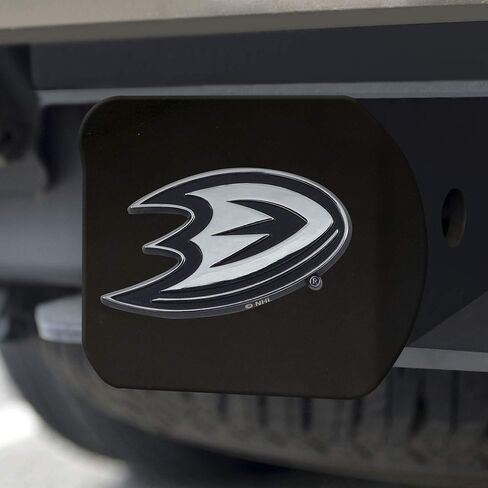 FANMATS 21004 Anaheim Ducks Black Metal Hitch Cover with Metal Chrome 3D Emblem in Saudi Arabia