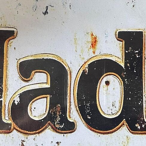 Madrid Vintage Metal Sign – 30x15cm Rustic City Wall Plaque for Bar, Pub, Garage, Man Cave, Home Decor in Saudi Arabia