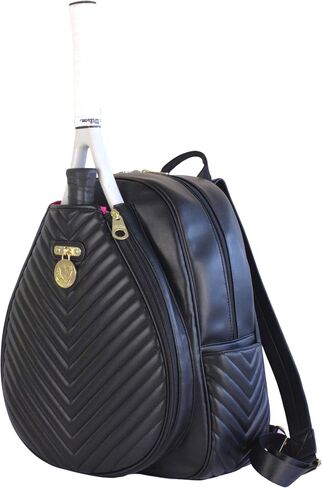 Court Couture Monaco Chevron Onyx Tennis/Pickleball Backpack in Saudi Arabia