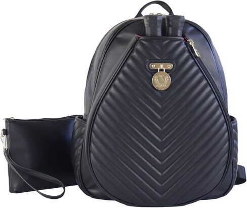 Court Couture Monaco Chevron Onyx Tennis/Pickleball Backpack in Saudi Arabia