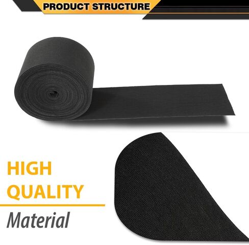 12" x 100ft Outdoor Boat Trailer Bunk Carpet for Boat Trailer Runner Decks Patios Boat Docks Porches, Black Roll Marine Carpet, Replacement Parts Ribbed Double Carpet in Saudi Arabia