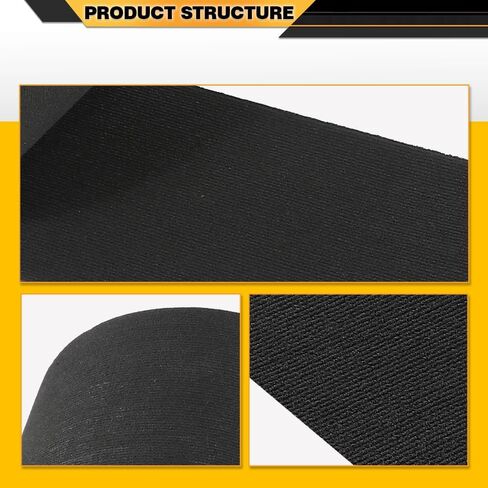 12" x 100ft Outdoor Boat Trailer Bunk Carpet for Boat Trailer Runner Decks Patios Boat Docks Porches, Black Roll Marine Carpet, Replacement Parts Ribbed Double Carpet in Saudi Arabia