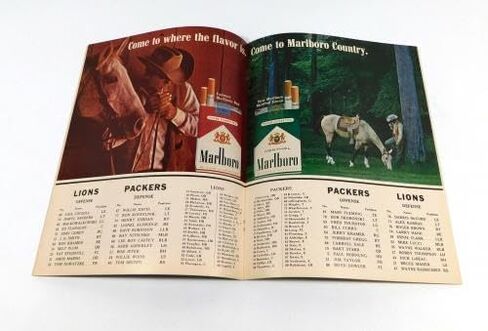 1966 ديترويت لايونز في برنامج باي باكرز لكرة القدم NFL 10-2-66 - برامج اتحاد كرة القدم الأميركي in Saudi Arabia