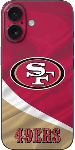 غلاف هاتف Skinit متوافق مع iPhone 17 - تصميم مرخص رسميًا من NFL San Francisco 49ers in Kuwait