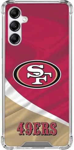 Skinit Clear Phone Case Compatible with Galaxy A14 5G - Officially Licensed NFL San Francisco 49ers Design in Saudi Arabia